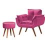 Imagem de Poltrona Opala + Puff Rose