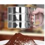 Imagem de Polvilhador Peneira Inox Com Gatilho Manual para Farinha Açúcar Tapioca Frigopro