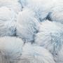 Imagem de Pompom Pelúcia Azul Claro 50mm 1un 7g Pelo Felpudo Artesanato Com Alça