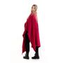 Imagem de Poncho Masculino Feminino Gaúcho Fleece Plush Quente Gola