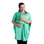 Imagem de Poncho verde de amamentação e capa de proteção para o bebê 8 em 1 multiuso, cuero, bebê conforto, carrinho, proteção 360 