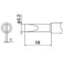 Imagem de Ponta HAKKO T18 Fenda 5,2mm T18-S3