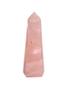 Imagem de Ponta Quartzo Rosa Pedra Natural Grande 22cm 1,4kg Classe A