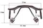 Imagem de Ponte Metal Silhouette 3 Peças MD210 - Dourado