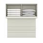 Imagem de Ponte Modulada Casal Queen 4 Portas Cabeceira 165cm Seletto Henn - Areia HP