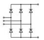 Imagem de Ponte Retificadora Trifásica  SKD26/08
