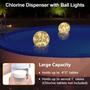 Imagem de Pool Chlorine Floater FineBud com luzes solares para tablets