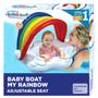 Imagem de Pool Float SwimSchool Rainbow Baby de 6 a 18 meses com dossel