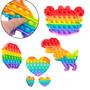 Imagem de Pop It Aleatório Fidget Toy Anti Stress p Apertar Colorido