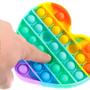 Imagem de Pop It Aleatório Fidget Toy Anti Stress p Apertar Colorido