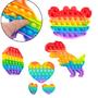 Imagem de Pop It Aleatório Fidget Toy Anti Stress p Apertar Colorido