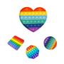 Imagem de Pop It Brinquedo Kit Com 4 Peças Pop It Ant Stress Popit