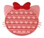 Imagem de Pop It Fidget Toy Pop Bubble Anti-Stress Hello Kitty Rosa