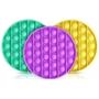 Imagem de Pop It Fidget Toys Anti Stress Redondo Sensorial Colorido