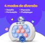 Imagem de Pop it mini game eletrônico anti estresse infantil vários modos e níveis divertido e satisfatório