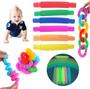 Imagem de Pop Tube Led Com Luz Fidget pop it Brinquedo INFANTIL 3 un 