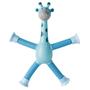 Imagem de Pop Tubo Fidget Descompressão  Brinquedo Sensorial Anti Stress com Led POP Girafa