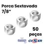 Imagem de Porca Sextavada 7/8" Zincado - 50 Un Ciser