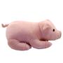 Imagem de Porco Pelúcia Rosa Deitado 29cm Porquinha Baby Super Fofo