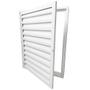 Imagem de Porta Abrigo Alçapão Branco Para Telhado 80x60 Portinhola Ventilado De Aço Laminado Para Acesso Laje Sótão Água Luz
