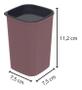 Imagem de Porta Algodão Classic Vermelho Fosco 420 Ml Plasútil
