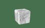 Imagem de Porta Algodão ou Cotonetes Coza Cube 8,5 x 8,5 x 8,5 cm Mármore Branco