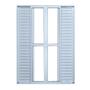 Imagem de Porta Balcão 6 Folhas Alumínio 2,10 X 2,00 com Fechadura Hale Esquadrias