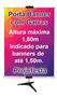 Imagem de Porta Banner Com Garra 1,80M Tripé Pedestal Base Desmontável
