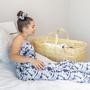 Imagem de Porta-Bebê Moses Basket Lamlo - Design Natural com Colchão