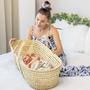 Imagem de Porta-Bebê Moses Basket Lamlo - Design Natural com Colchão