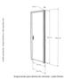 Imagem de Porta Belissima 9 Prime Batente 09 Cm Fechadura Stilo Wc 62 X 2,10 Lado Direito