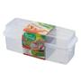 Imagem de Porta biscoito e torradas de plastico multiuso c/ divisorias