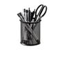 Imagem de Porta caneta, lápis, objetos aramado metal redondo papelaria prática