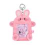 Imagem de Porta-cartões MOSSTYUS Plush Fluffy Photocard Pink Rabbit