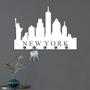 Imagem de Porta Chaves de Parede Skyline New York