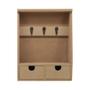 Imagem de Porta Chaves Le Mdf Retangular com 2 Gavetas 22x29x8cm