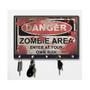 Imagem de Porta Chaves - Placa Decorativa Zombie Zone