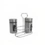 Imagem de Porta Condimentos De Vidro D/ 2Pçs Com Suporte De Inox 80ML