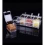 Imagem de Porta Condimentos Temperos Crystal  Box Açucareiro Saleiro Especiarias Produto em Acrílico