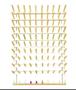 Imagem de porta cone de 100 tubos carretéis linha com suporte para bobina