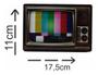 Imagem de Porta Controle Mdf Tv Antiga Retro 3 Controles