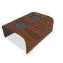 Imagem de Porta Copo De Madeira Mdf Com Base Para Sofa 27x28cm 5mm