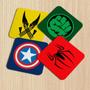 Imagem de Porta copos Geek - Super Heróis - c/ 4 und 2.0
