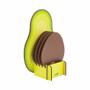 Imagem de Porta Copos Shape Com Suporte - Avocado Control