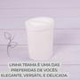 Imagem de Porta Cotonete Algodão Trama 390 Ml Plasutil