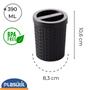 Imagem de Porta Cotonete Algodão Trama 390 Ml Plasutil