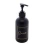 Imagem de Porta Creme de Vidro Preto Fosco com Pump 250ml 2686 Lyor