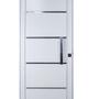 Imagem de Porta de Aço Social Slim 215x95cm com Puxador Pequeno Ideal Crv Esquadrias Branco