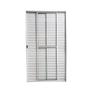 Imagem de Porta de Alumínio Balcão 3 Folhas Branca Modular Com Trinco - DC