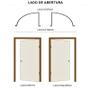 Imagem de Porta de Alumínio Branco de Cozinha Basculante CMC Modular - Lado Direito - 2.10 (A) X 0.80 (L)